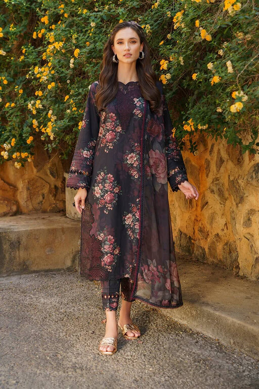 Baroque Viscose Digital Printed 3 Piece | BQ108 - Trendy Casual Outfits - Laiba Rauf