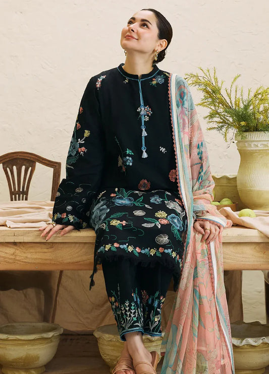 Zara Dhanak Embroidered 3 Piece | ZR106 - Trendy Casual Outfits - Laiba Rauf