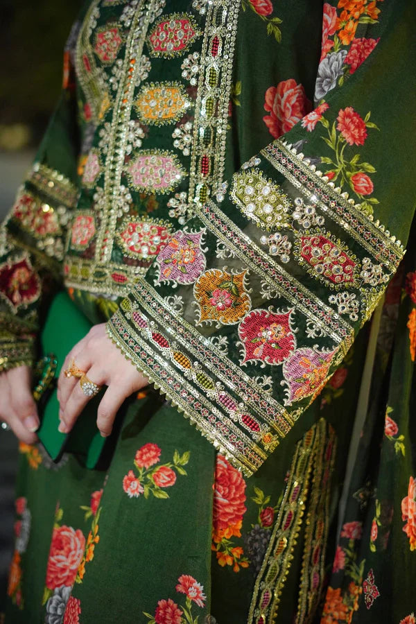 Aneela Shamoz Silk Embroidered 3 Piece | AN105 - Trendy Casual Outfits - Laiba Rauf