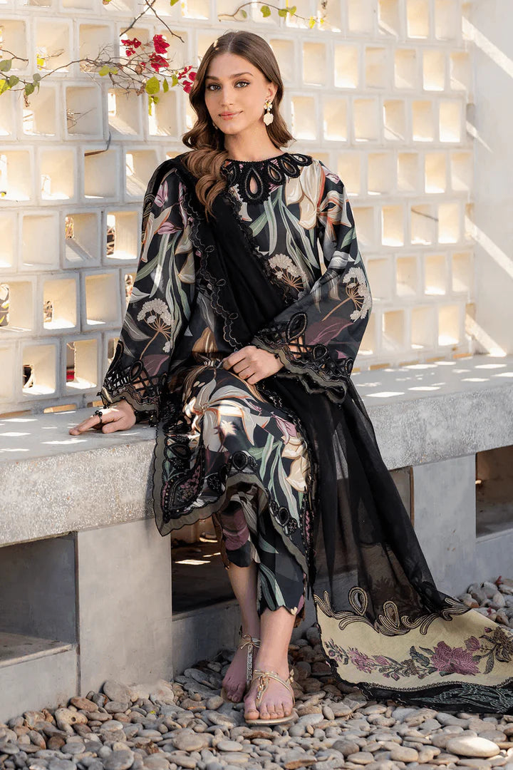 Baroque Linen Embroidered 3 Piece | BQ112 Laiba Rauf