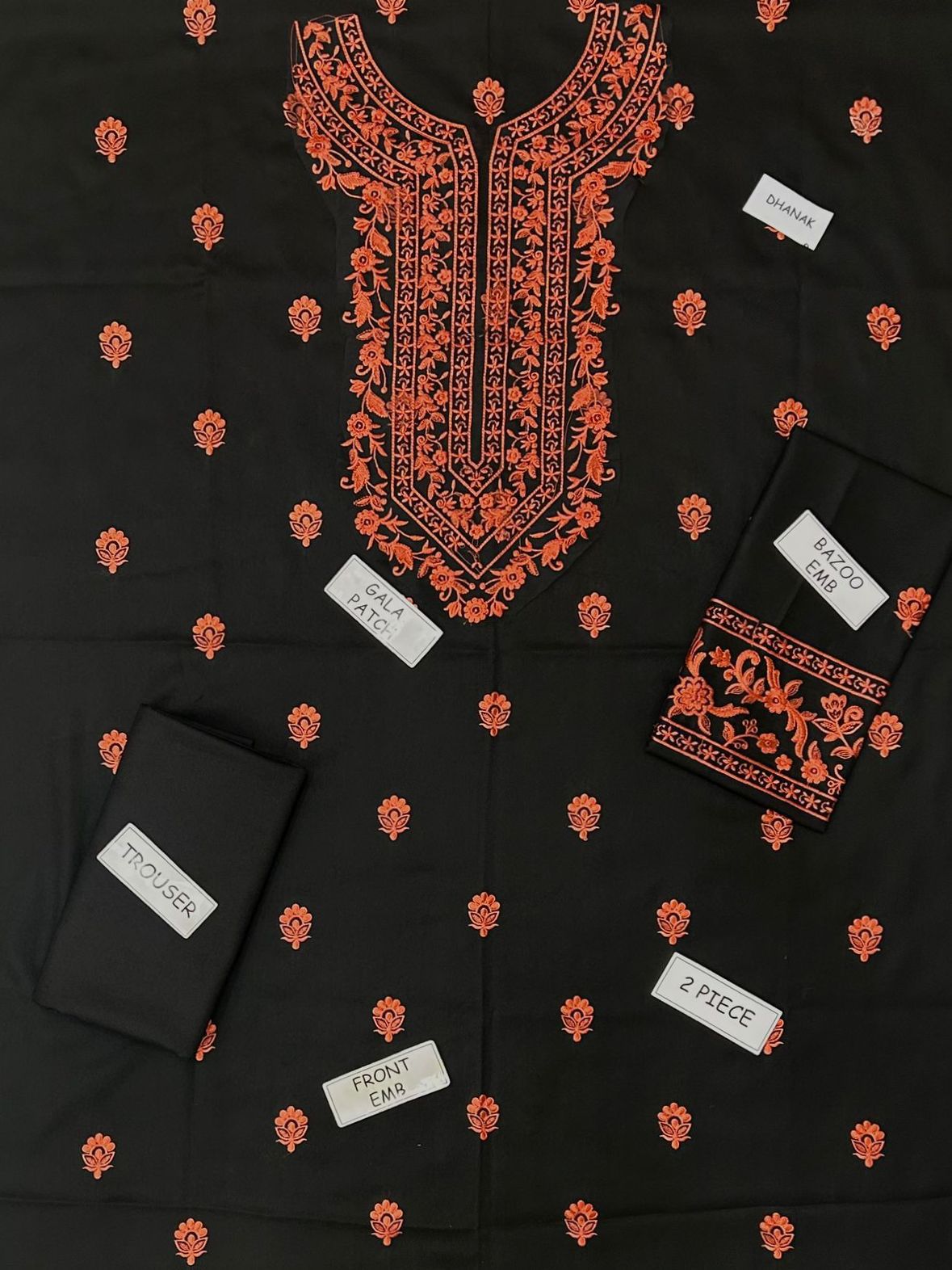 Asimjofa Dhanak Embroidered 2 Piece | AJ100 - Trendy Casual Outfits - Laiba Rauf