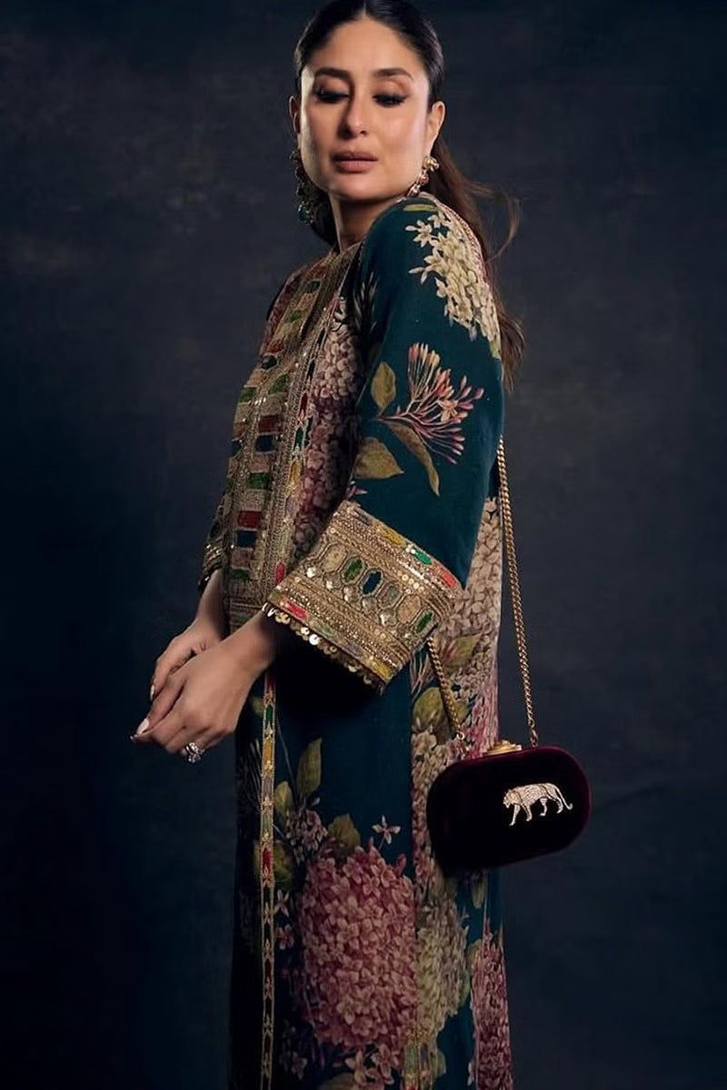 Aneela Shamoz Silk Embroidered 3 Piece | AN107 - Trendy Casual Outfits - Laiba Rauf