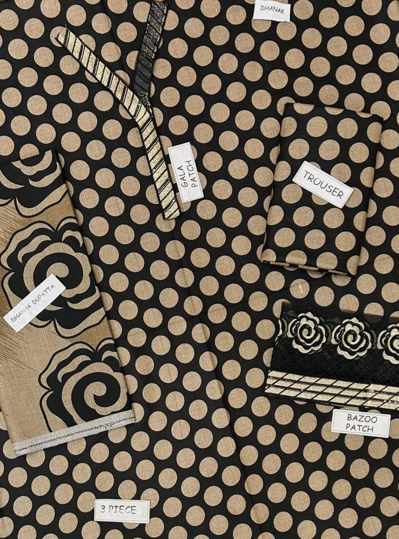 Baroque Dhanak Embroidered 3 Piece | BQ127 - Trendy Casual Outfits - Laiba Rauf