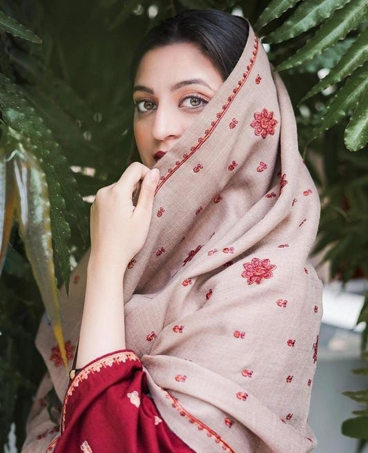 Aisling Dhanak Embroidered 3 Piece | AL111 - Trendy Casual Outfits - Laiba Rauf