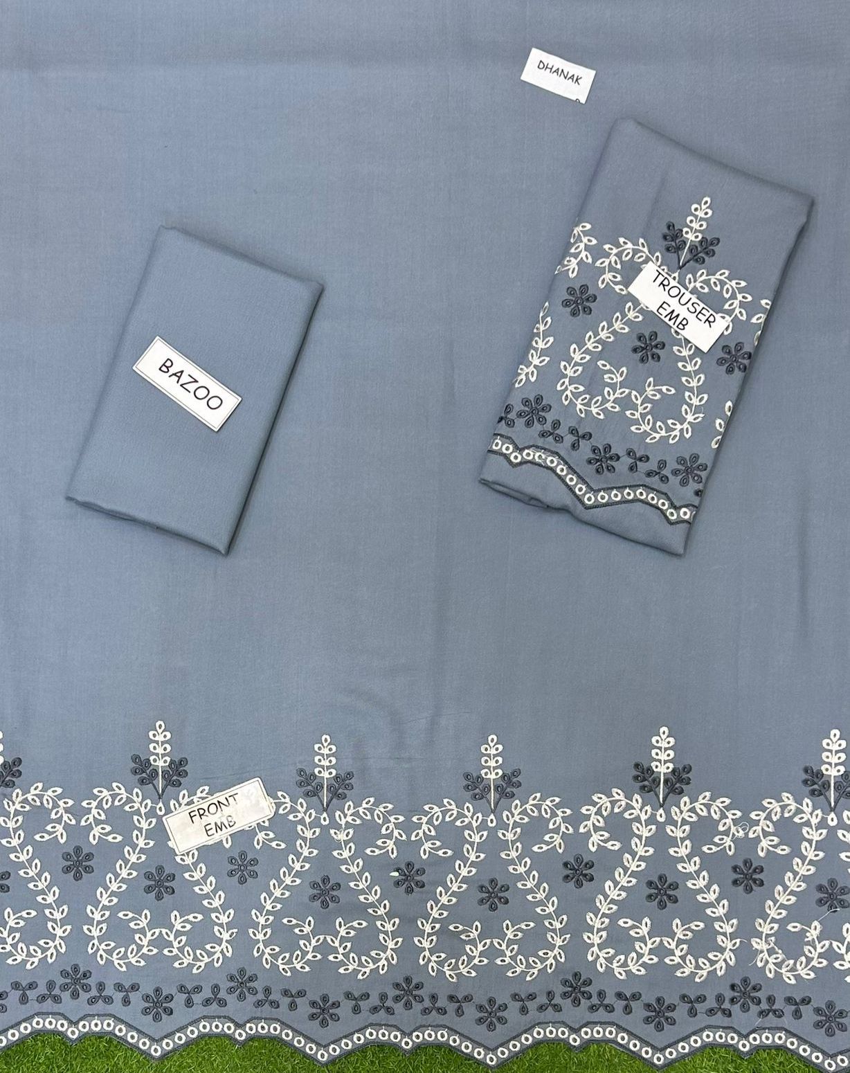 Jazmin Dhanak Embroidered 2 Piece | JZ107 - Trendy Casual Outfits - Laiba Rauf