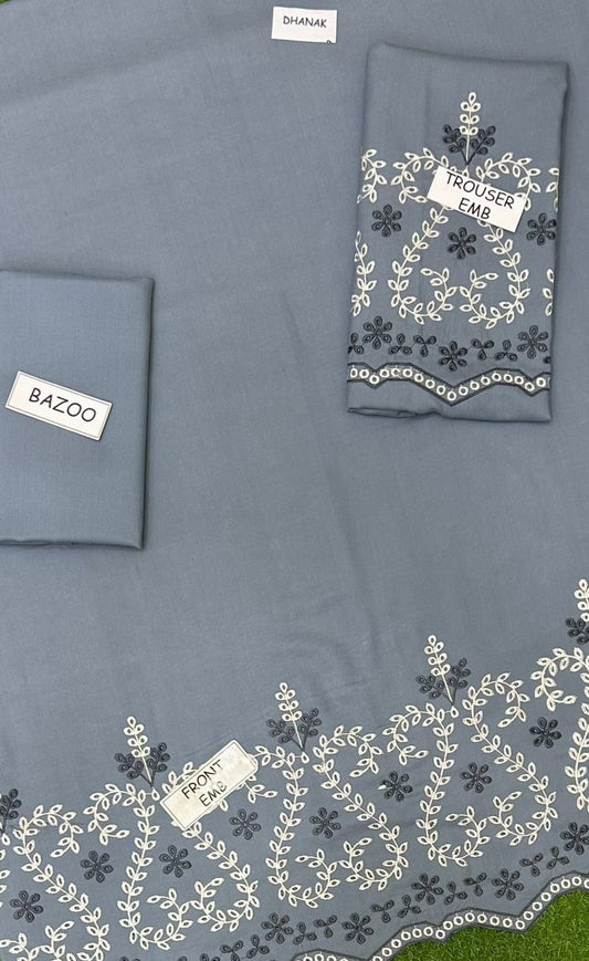 Jazmin Dhanak Embroidered 2 Piece | JZ107 - Trendy Casual Outfits - Laiba Rauf