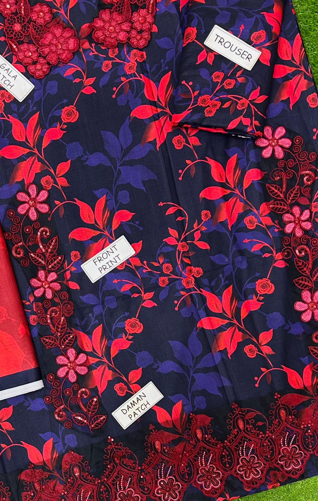 Asifa Nabeel Khaddar Embroidered 3 Piece | AF100 - Trendy Casual Outfits - Laiba Rauf