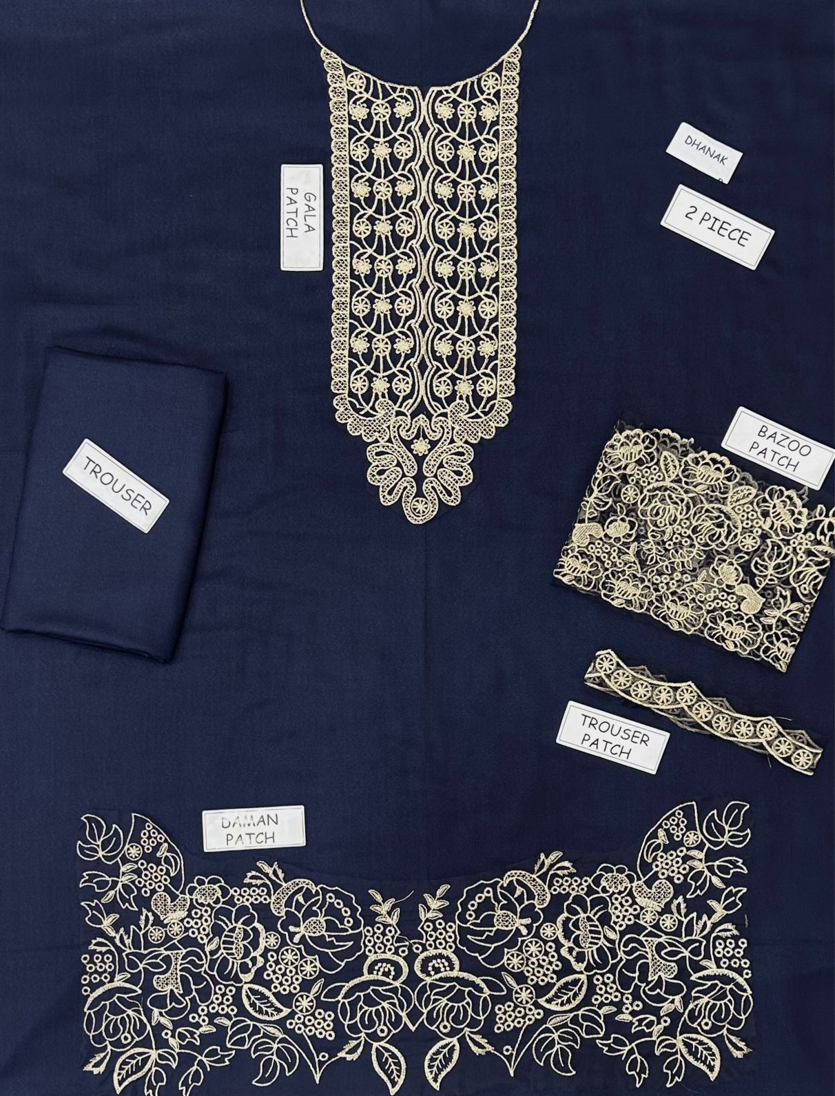 Motifs Dhanak Embroidered 2 Piece | MS100 - Trendy Casual Outfits - Laiba Rauf