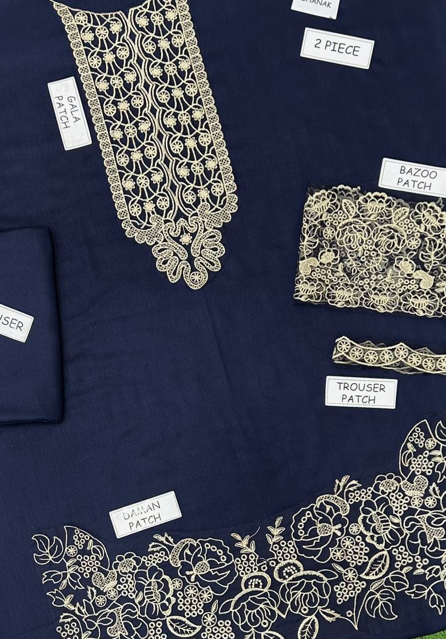 Motifs Dhanak Embroidered 2 Piece | MS100 - Trendy Casual Outfits - Laiba Rauf