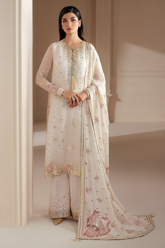 Jazmin Chiffon Embroidered Collection | JZ - Trendy Casual Outfits - Laiba Rauf