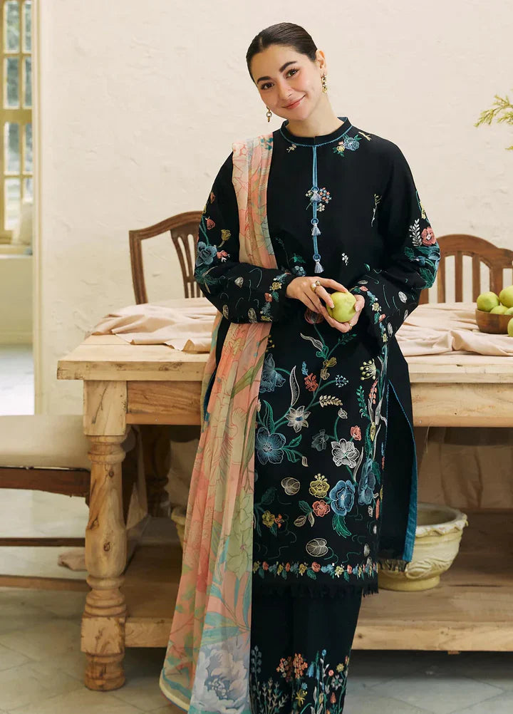 Zara Dhanak Embroidered 3 Piece | ZR106 - Trendy Casual Outfits - Laiba Rauf