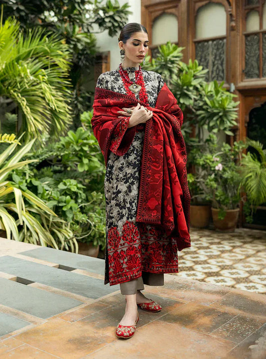 Lulusar Silk 3 Piece | LR106 Laiba Rauf