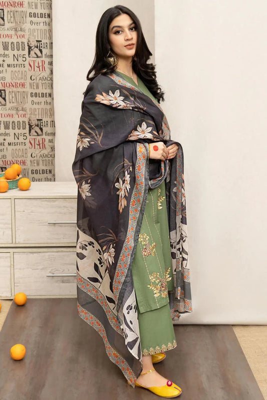 Urge Dhanak Embroidered 3 Piece | UG100 Laiba Rauf