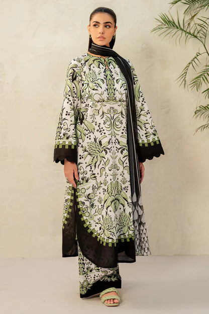 Lulusar Silk 3 Piece | LR113 Laiba Rauf
