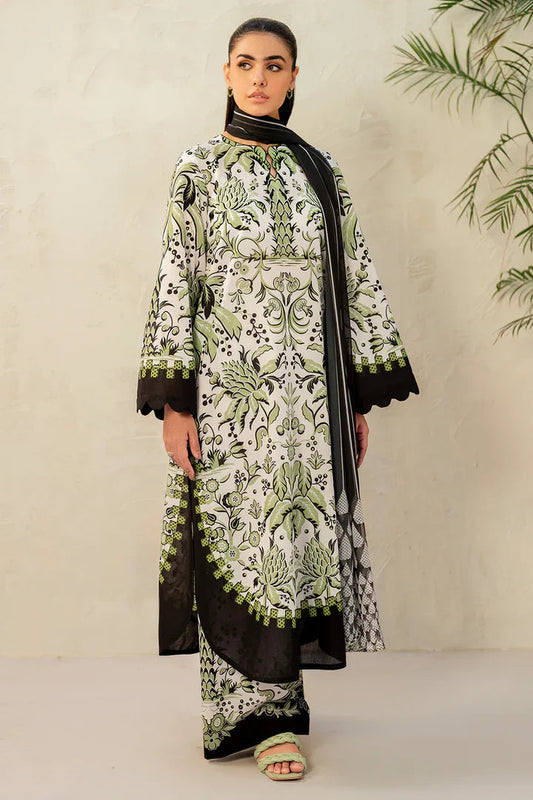 Lulusar Silk 3 Piece | LR113 Laiba Rauf