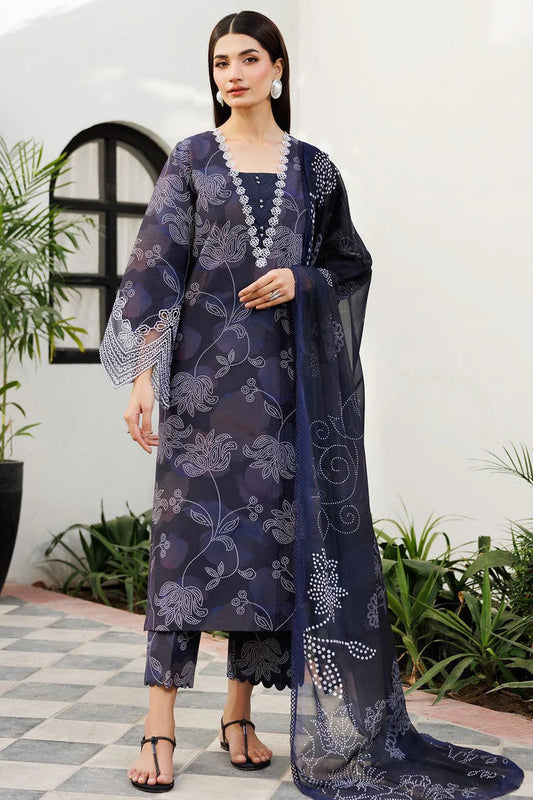 Baroque Khaddar Embroidered 3 Piece | BQ115 Laiba Rauf
