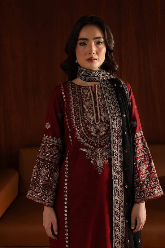 Lalazar Dhanak Embroidered 3 Piece | LZ100 Laiba Rauf