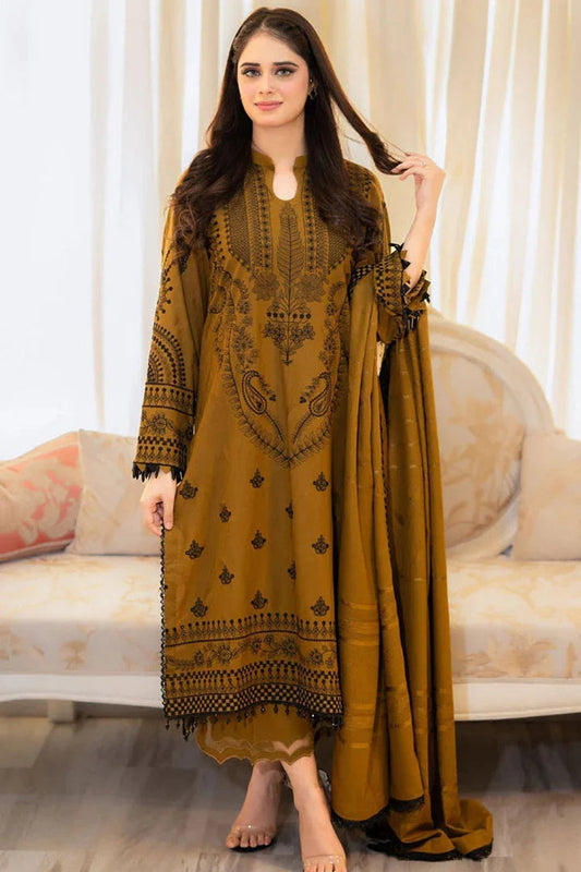 Libaas Dhanak Embroidered 3 Piece | LS100 Laiba Rauf