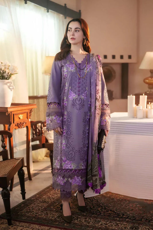 Jade Dhanak Embroidered 3 Piece | JE100 - Trendy Casual Outfits - Laiba Rauf