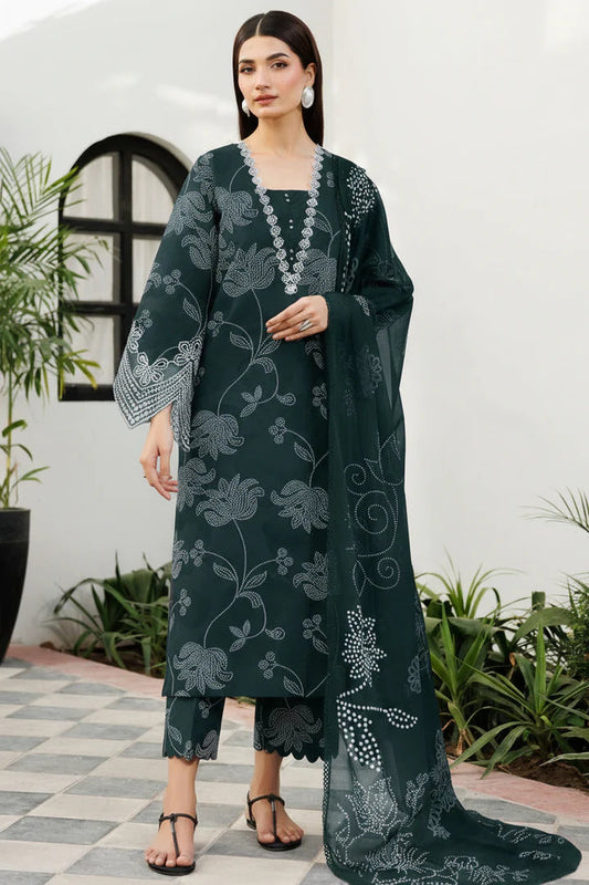 Baroque Khaddar Embroidered 3 Piece | BQ114 Laiba Rauf