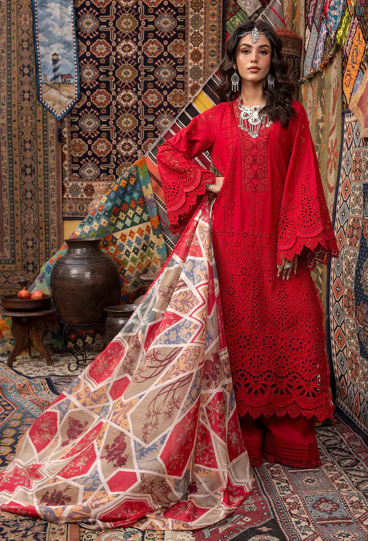 Maria.B. Dhanak Embroidered 3 Piece | MB110 - Trendy Casual Outfits - Laiba Rauf