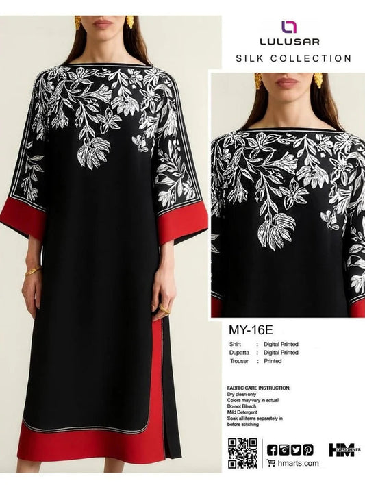 Lulusar Silk 3 Piece | LR114 Laiba Rauf