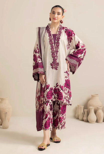 Lulusar Silk 3 Piece | LR115 Laiba Rauf