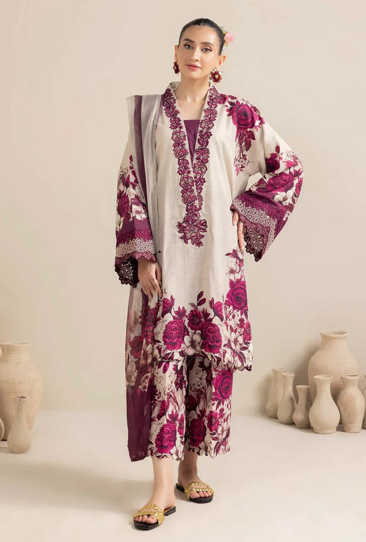 Lulusar Silk 3 Piece | LR115 Laiba Rauf