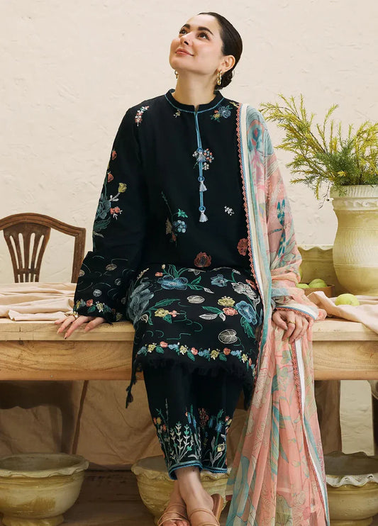 Zara Dhanak Embroidered 3 Piece | ZR106 - Trendy Casual Outfits - Laiba Rauf