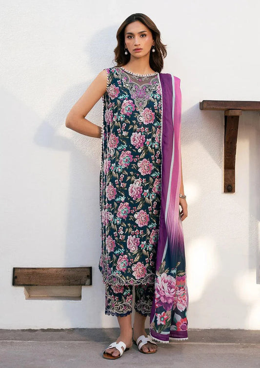 Lulusar Silk 3 Piece | LR107 Laiba Rauf