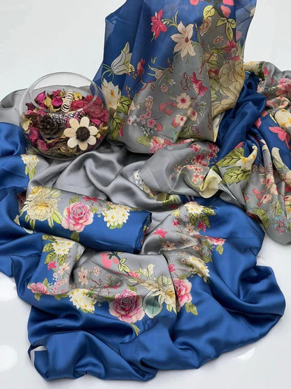 Lulusar Silk 3 Piece | LR117 Laiba Rauf