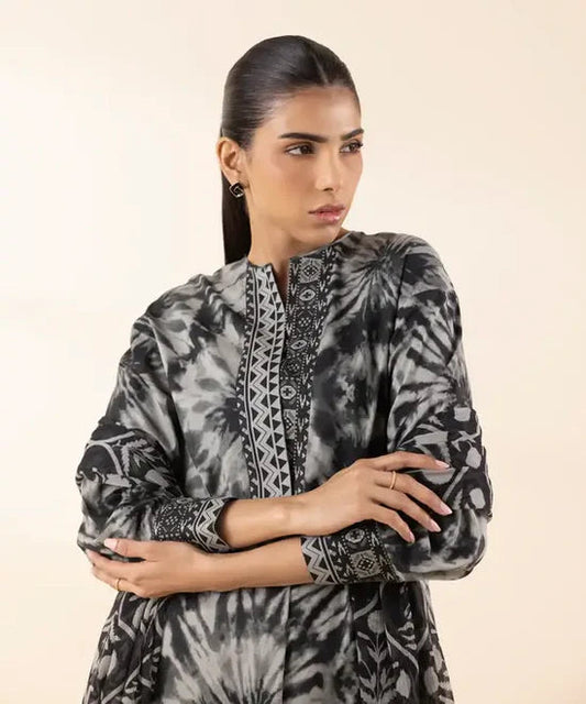 Khaadi Khaddar Digital Printed 3 Piece | KD102 Laiba Rauf