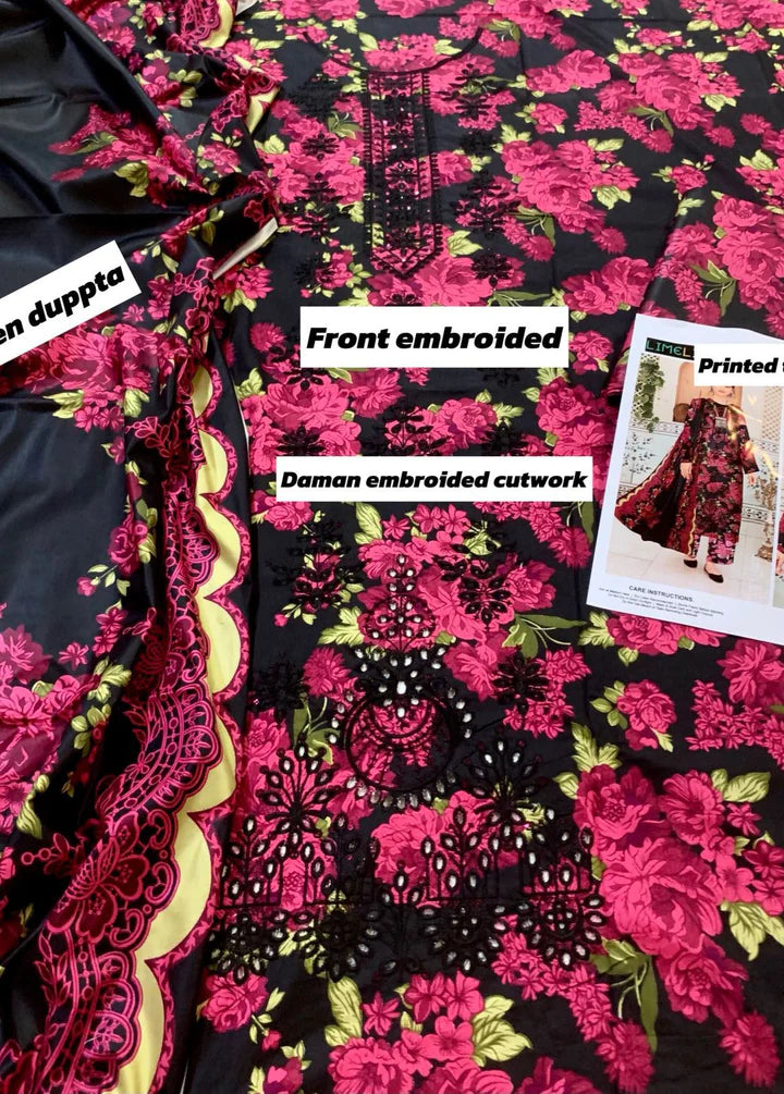 Limelight Linen 3 Piece | LL101 Laiba Rauf