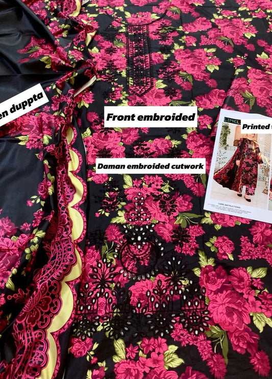 Limelight Linen 3 Piece | LL101 Laiba Rauf
