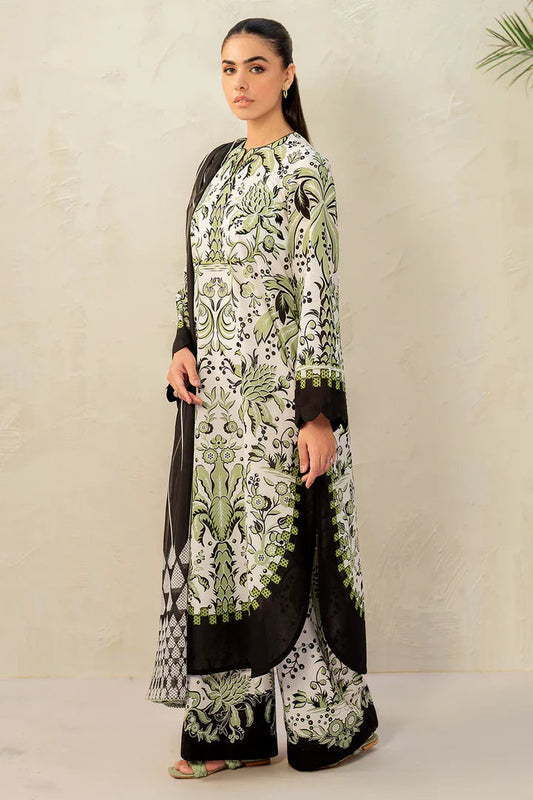 Lulusar Silk 3 Piece | LR113 Laiba Rauf