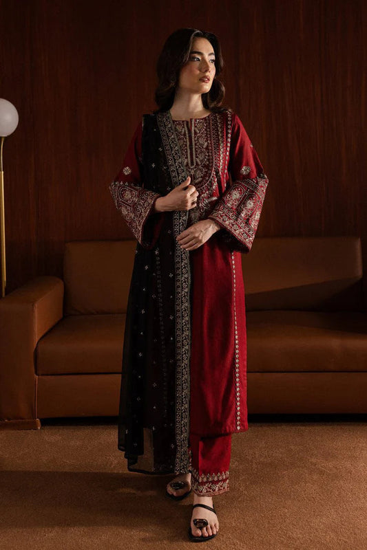 Lalazar Dhanak Embroidered 3 Piece | LZ100 Laiba Rauf