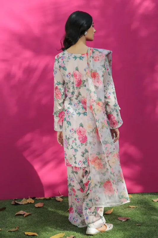 Baroque Linen Embroidered 3 Piece | BQ103 Laiba Rauf