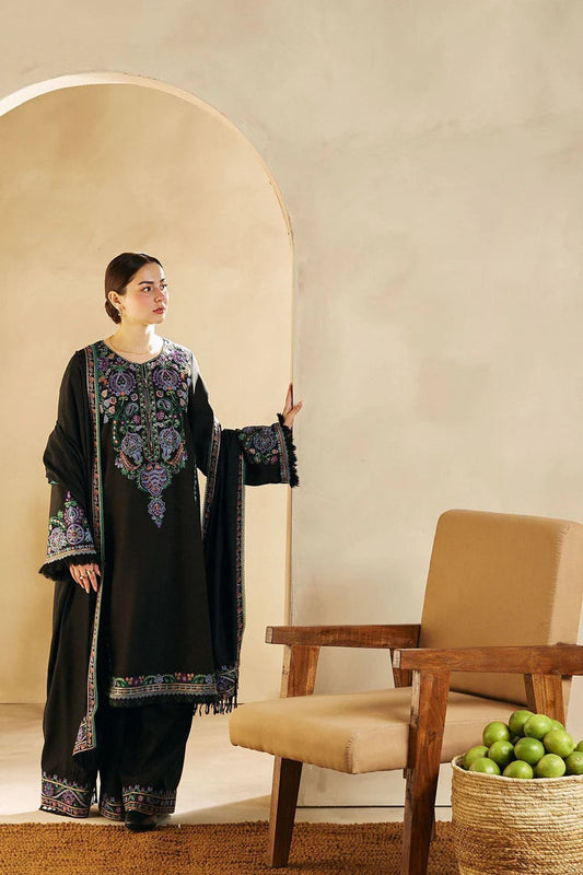 Zara Dhanak Embroidered 3 Piece | ZR102 Laiba Rauf