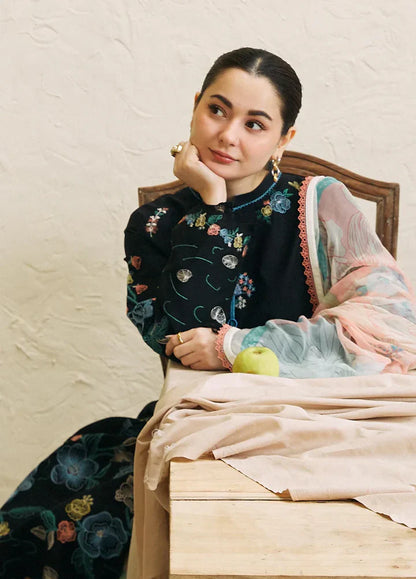 Zara Dhanak Embroidered 3 Piece | ZR106 - Trendy Casual Outfits - Laiba Rauf