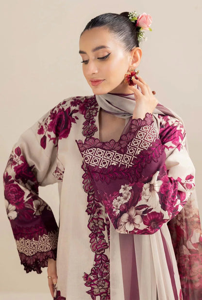 Lulusar Silk Digital Printed 3 Piece | LR115 - Trendy Casual Outfits - Laiba Rauf