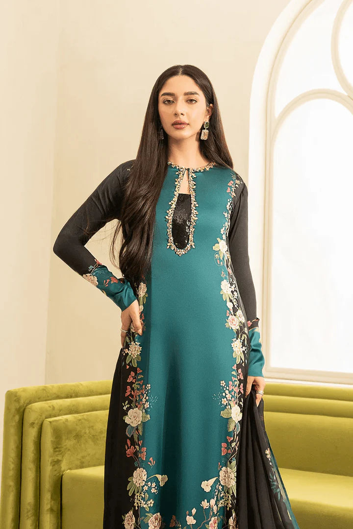 Lulusar Silk 3 Piece | LR100 Laiba Rauf