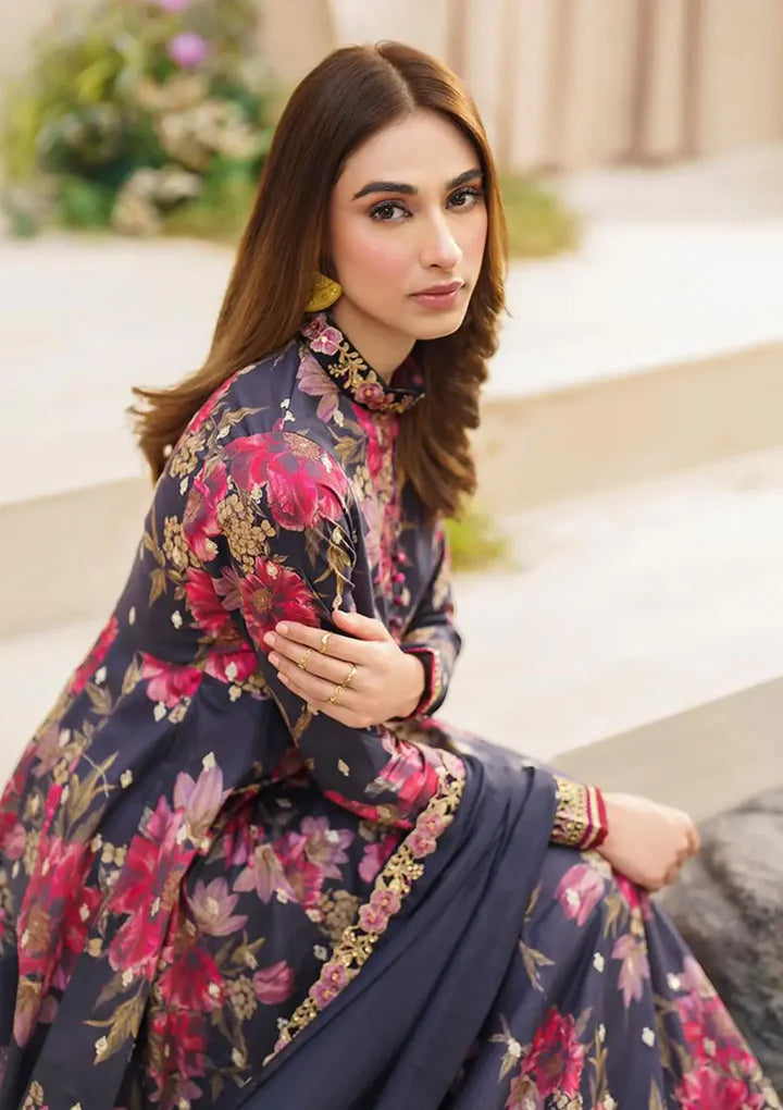 Maria.B. Silk Embroidered 3 Piece | MB105 Laiba Rauf