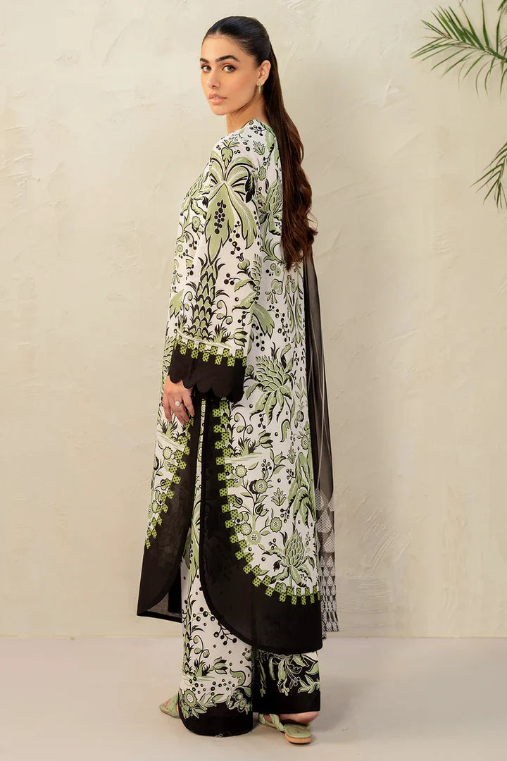 Lulusar Silk 3 Piece | LR113 Laiba Rauf