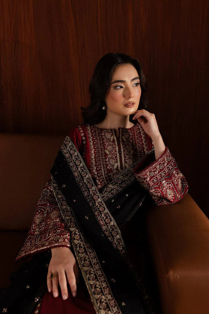 Lalazar Dhanak Embroidered 3 Piece | LZ100 Laiba Rauf