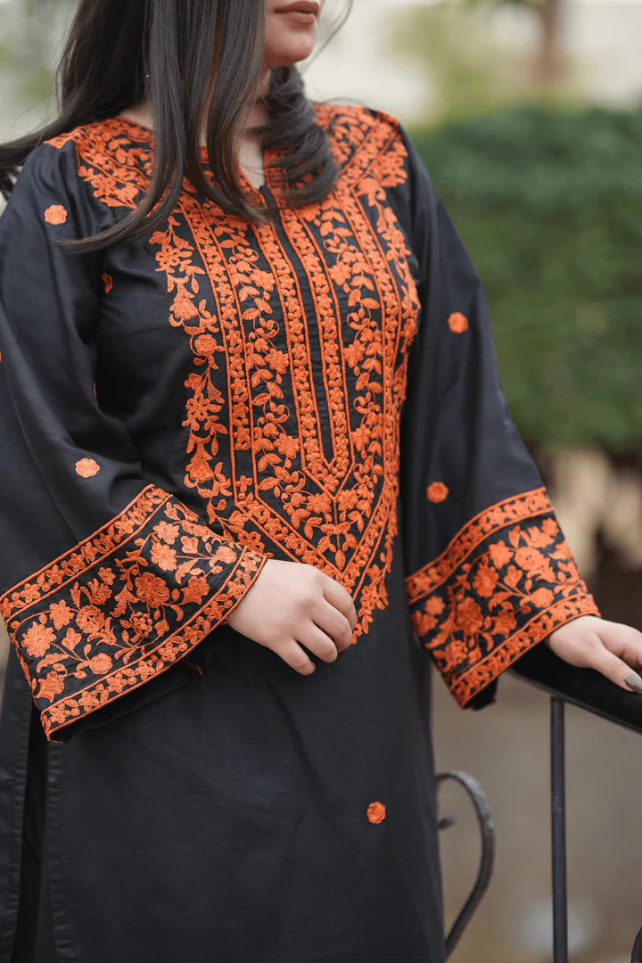Asimjofa Dhanak Embroidered 2 Piece | AJ100 Laiba Rauf
