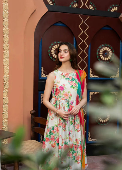 Lulusar Silk 3 Piece | LR108 Laiba Rauf