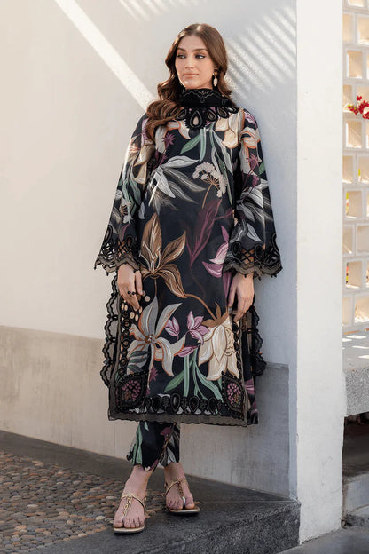 Baroque Linen Embroidered 3 Piece | BQ112 Laiba Rauf