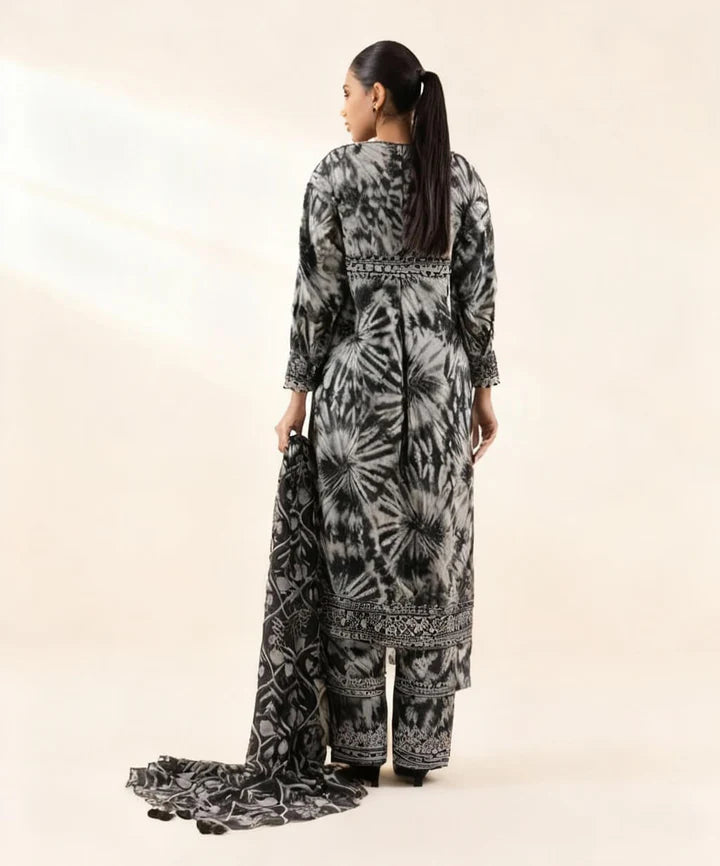 Khaadi Khaddar Digital Printed 3 Piece | KD102 Laiba Rauf