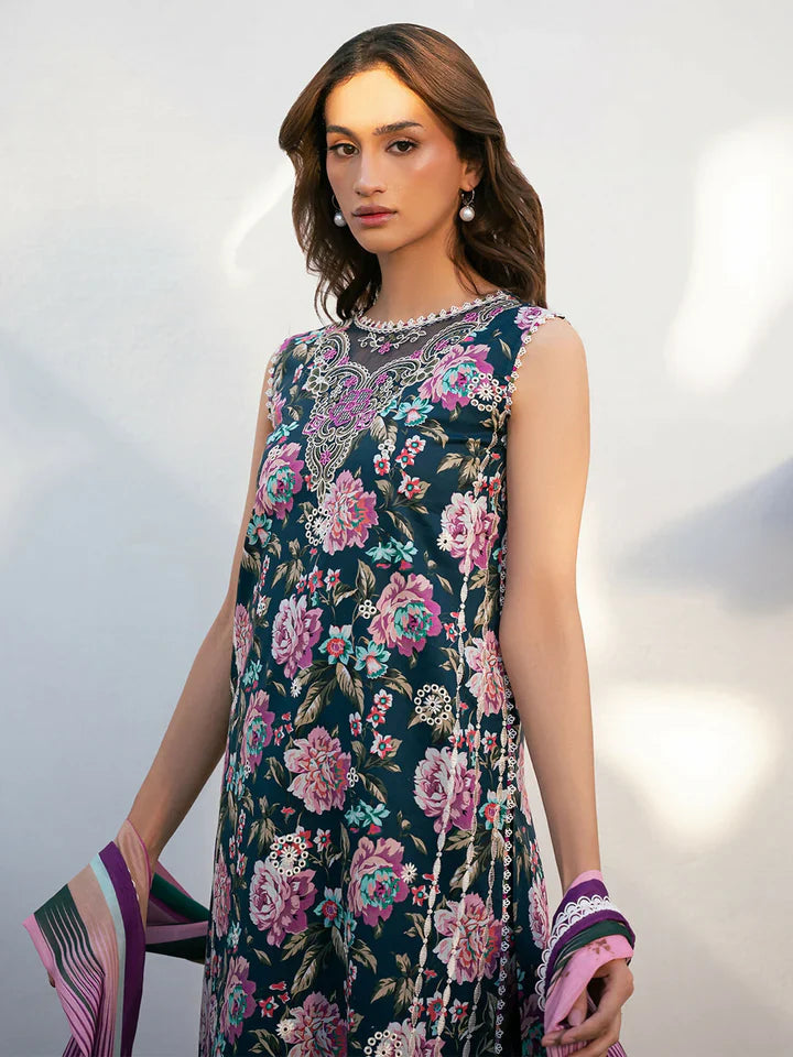 Lulusar Silk 3 Piece | LR107 Laiba Rauf