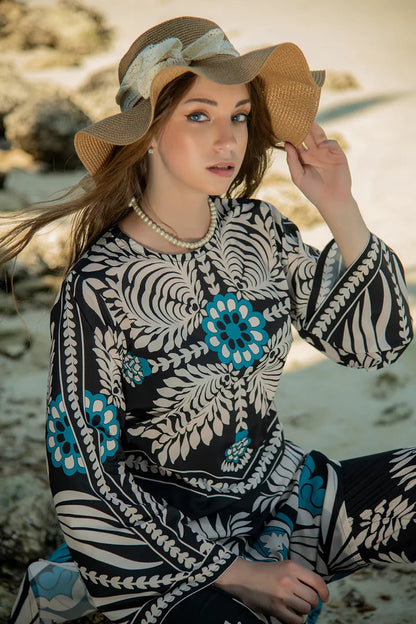 Lulusar Silk 3 Piece | LR111 Laiba Rauf